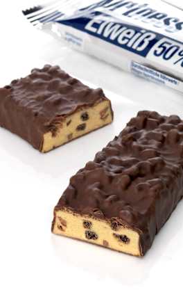 Baton proteinowy 50%, chrupki i stracciatella w ciemnej czekoladzie Sportness