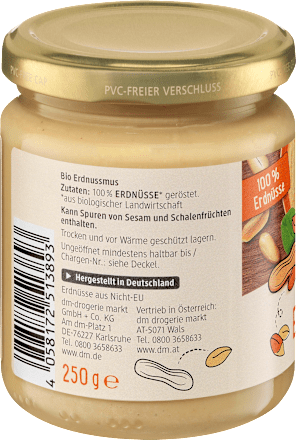 Erdnussmus dmBio