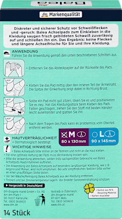 Deo Achselpads Größe M Balea