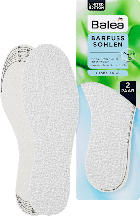 Barfuß Einlegesohlen Gr. 34-41 (2 Paar) Balea