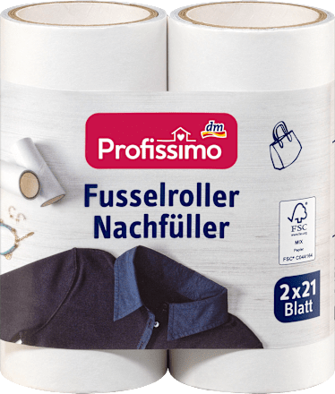 čisticí pásky na textil náhradní balení Profissimo