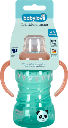 Itatópohár csöpögés mentes 6 hónapos kórtól,  260ml babylove