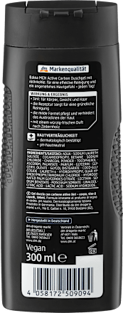 Duschgel Active Carbon Balea MEN