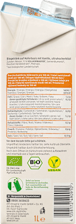 Hafer Drink Vanille dmBio