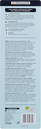 Barfuß Einlegesohlen Gr. 42-46 (2 Paar) Balea