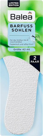 Barfuß Einlegesohlen Gr. 42-46 (2 Paar) Balea