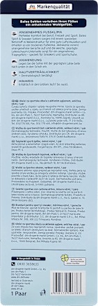 Einlegesohlen Sport&Sneaker schwarz Größe 40/41 (1 Paar) Balea