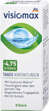 Dnevne kontaktne leće – dioptrija -4,75 Visiomax