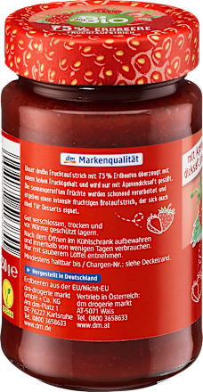 Produkt owocowy truskawkowy 75 % dmBio