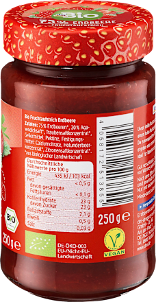 Produkt owocowy truskawkowy 75 % dmBio
