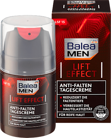Lift Effect krema za lice protiv bora Balea MEN