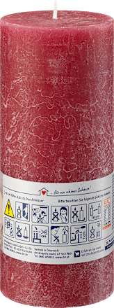 Lumânare rustică bordo 160/68 Profissimo