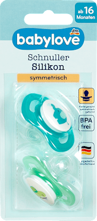 Schnuller symmetrisch ab 16 Monaten sortiert babylove