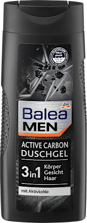 Duschgel Active Carbon Balea MEN