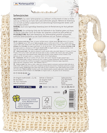 Seifensäckchen 100% natürlich ebelin