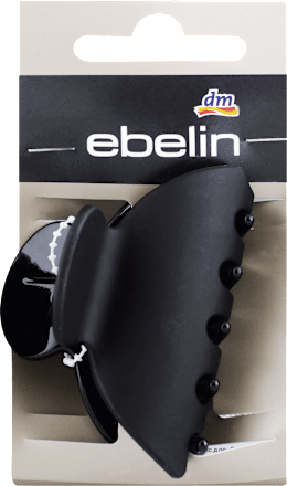 Щипка за коса, черна ebelin