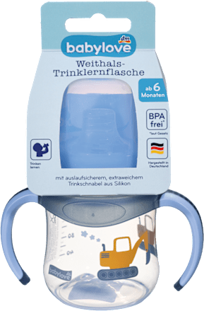 Prva bočica za bebe s ručkicom 6+ mj. babylove