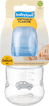 Bočica sa širokim grlom, 150 ml, više vrsta, 150 ml. babylove