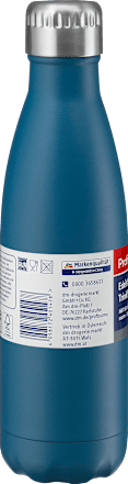 Edelstahl Trinkflasche 500ml blau Profissimo