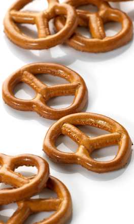 Snack, Mini Brezeln, Dinkel, salzfrei dmBio