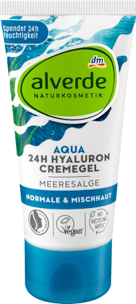 Gesichtscreme Aqua Cremegel alverde NATURKOSMETIK