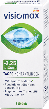 Dnevne kontaktne leče, dioptrija -2,25 visiomax