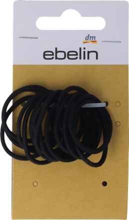 Mekane gumice za kosu – crne tanke ebelin