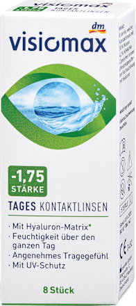 Dnevne kontaktne leče, dioptrija -1,75 visiomax