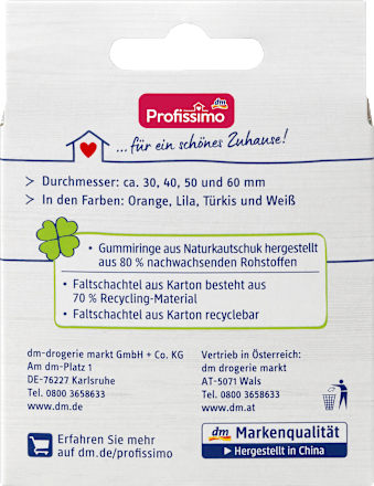 Gumičky farebné Profissimo