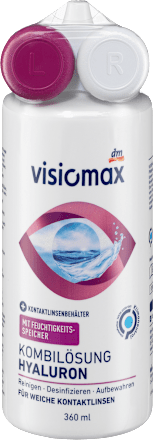 Kombinirana otopina Hijaluron + kutijica za leće visiomax