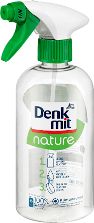 nature Nachfüllflasche mit Sprühkopf Denkmit