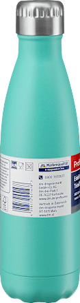 Edelstahl Trinkflasche 500ml türkis Profissimo