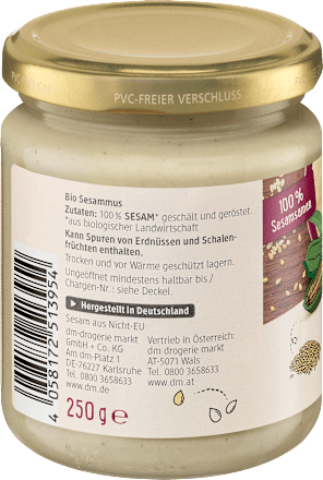 Tahini pasta od susama dmBio