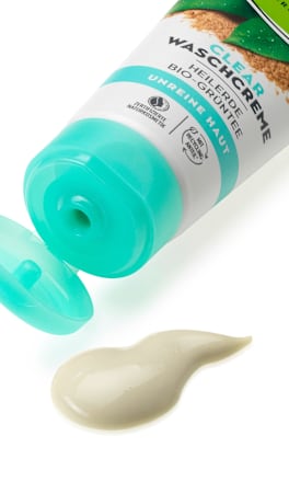 Clear krema za pranje lica - glina i zeleni čaj alverde NATURKOSMETIK