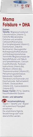 Mama Folsäure + DHA, Tabletten 30 St. + Weichkapseln 30 St. Mivolis