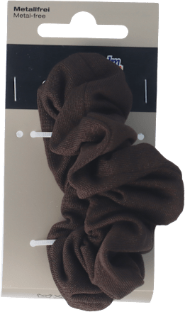 Scrunchie elastika za lase, rjava ebelin