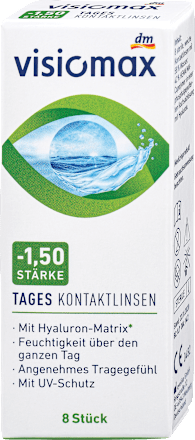 Dnevne kontaktne leče, dioptrija -1,50 visiomax