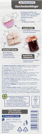 Geschenkanhänger Stern  Profissimo