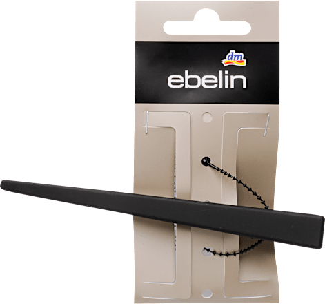 Sponka za lase - dolga, črna ebelin