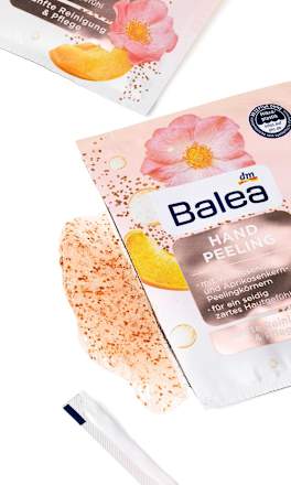 Peeling na ruky s olejom z divej ruže Balea