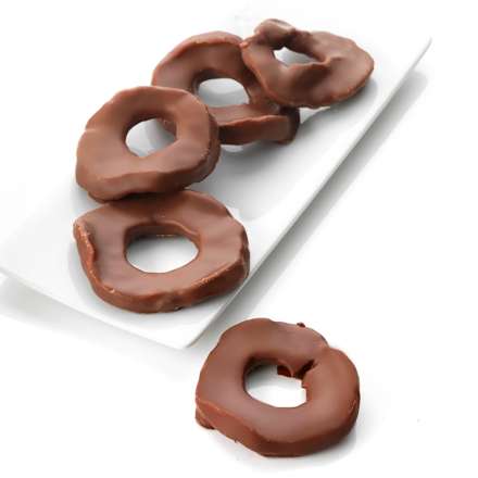 Apfelringe schokoliert dmBio