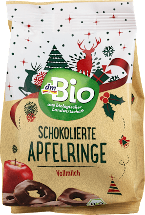 Apfelringe schokoliert dmBio