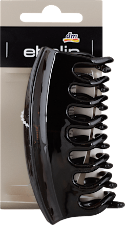 Šnala za kosu u vidu štipaljke - tamno braon ebelin