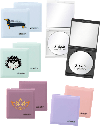 Taschenspiegel mit 2-facher Vergrößerung ebelin