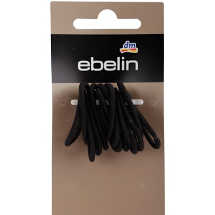 gumičky do vlasů, malé černé ebelin