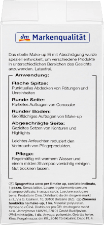 Abgeschrägtes Make-up Ei ebelin