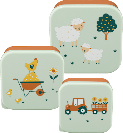 Set di box porta merenda assort. babylove