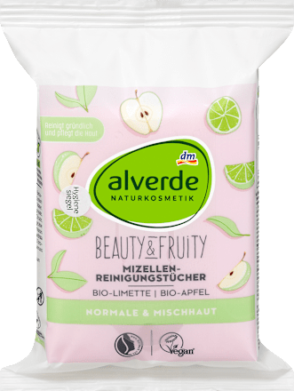 Abschminktücher Beauty&Fruity  alverde NATURKOSMETIK