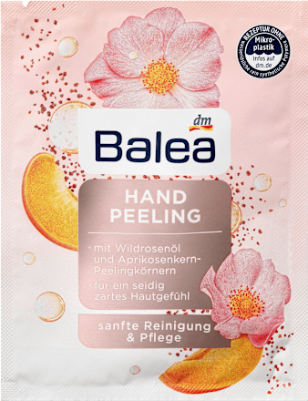 Peeling na ruky s olejom z divej ruže Balea