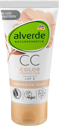  CC Creme Perfekter Teint, LSF6 alverde NATURKOSMETIK